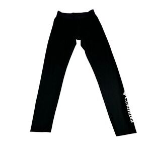 Columbia Omni-Wick Black Athletic Leggings Womens Small ‎ Baselayer Pants
